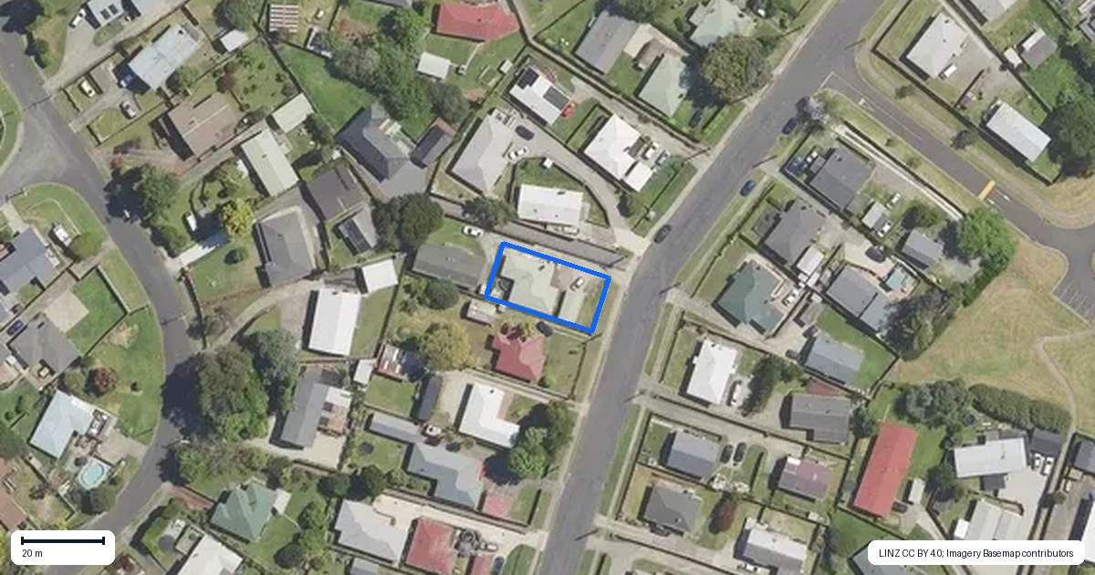 Property context map for 21 Dunlop Road, Te Puke