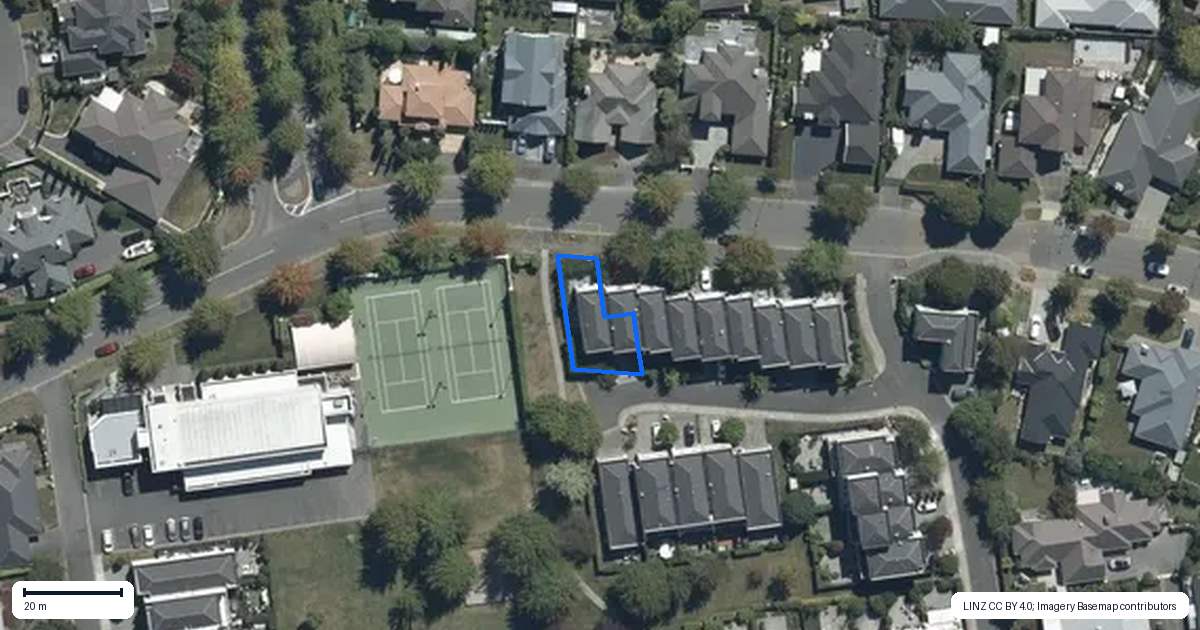 Property context map for 7 Millcreek Lane, Northwood, Christchurch