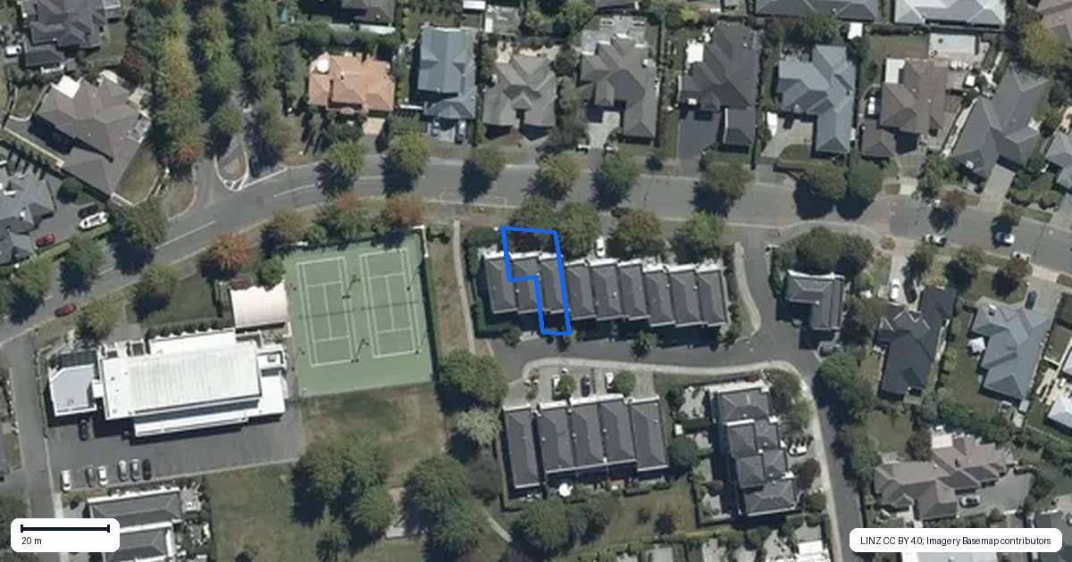 Property context map for 164 Hussey Road, Northwood, Christchurch