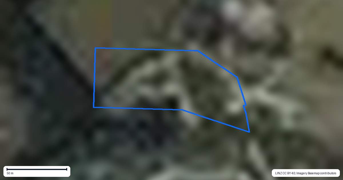 Property context map for 814A Mikimiki Road, Mikimiki, Opaki