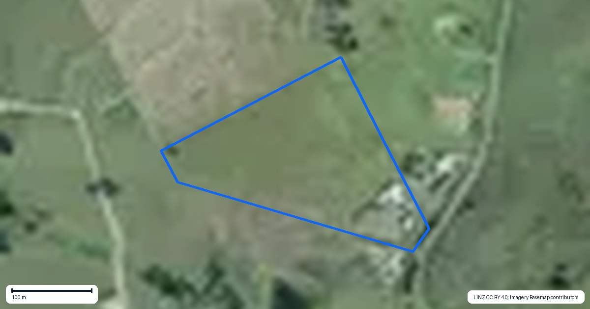 Property context map for 763 Dunn Road, Ruawai