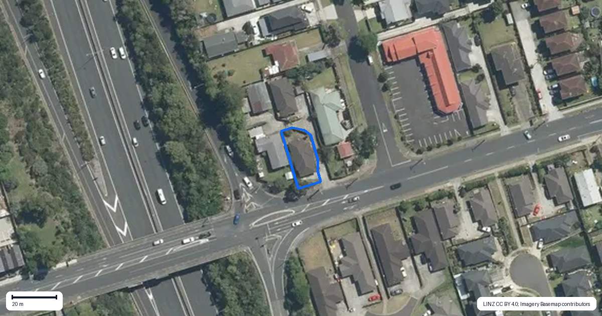 Property context map for 53 Walmsley Road, Favona, Auckland