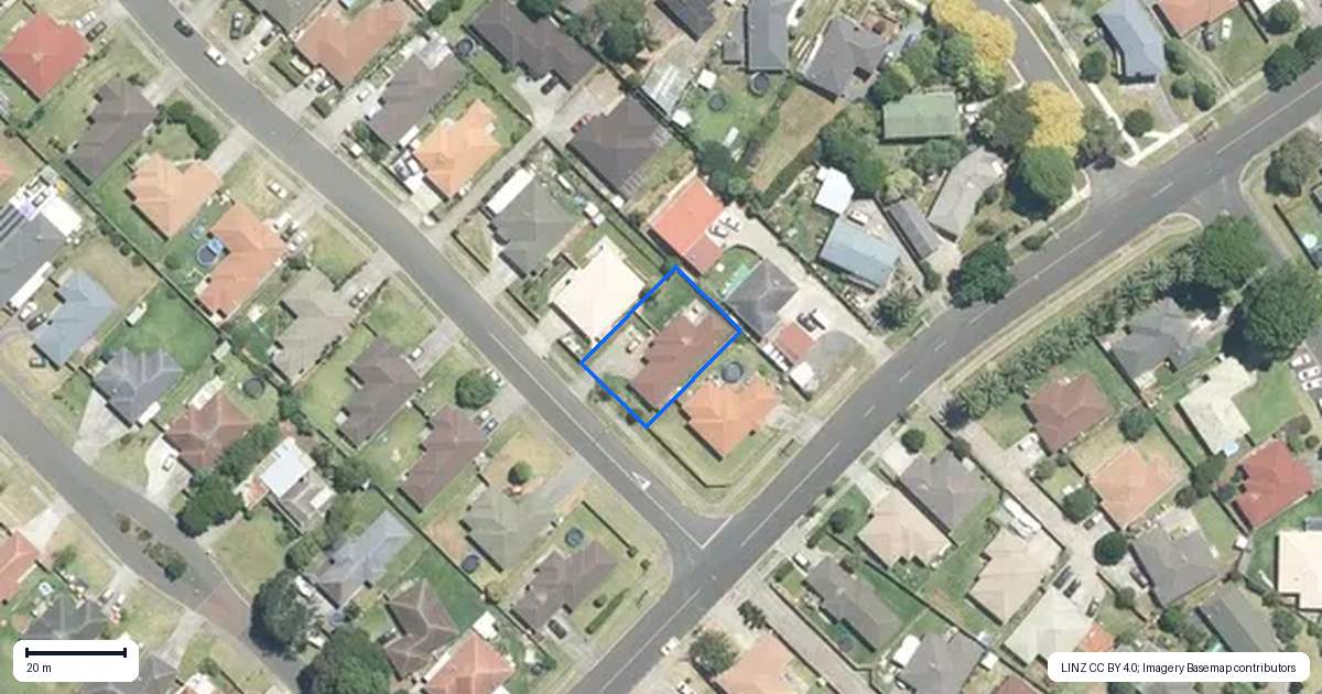 Property context map for 4 Prado Drive, Pukekohe