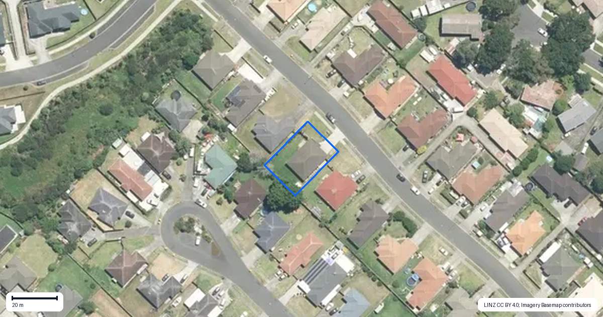 Property context map for 19 Prado Drive, Pukekohe