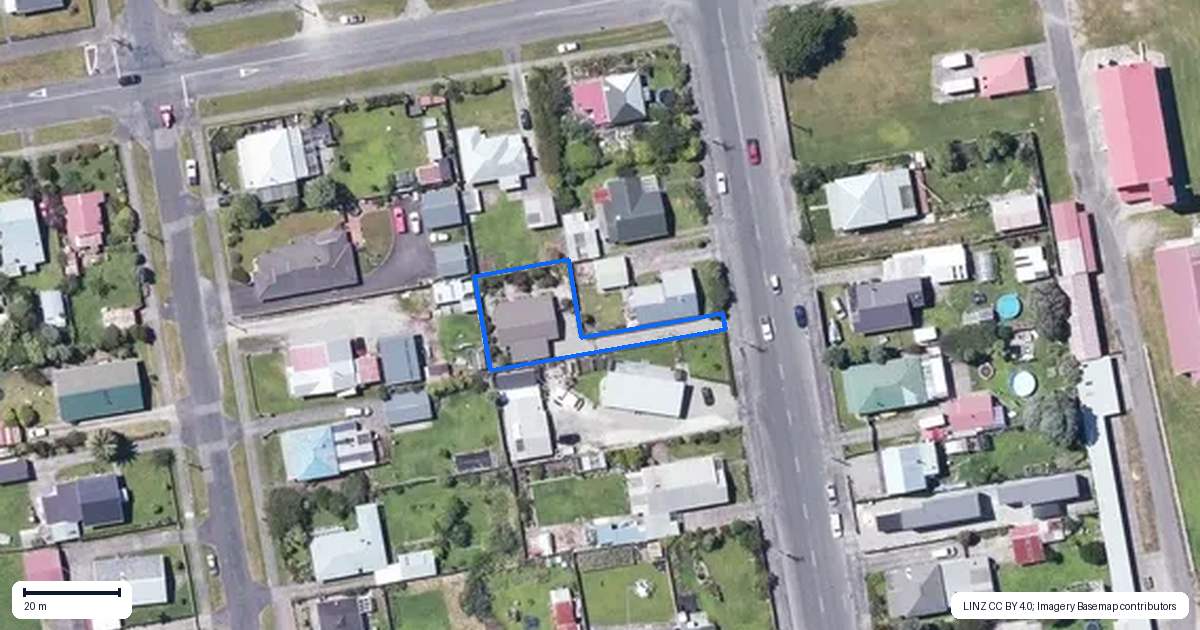 Property context map for 16A Derby Street, Westport