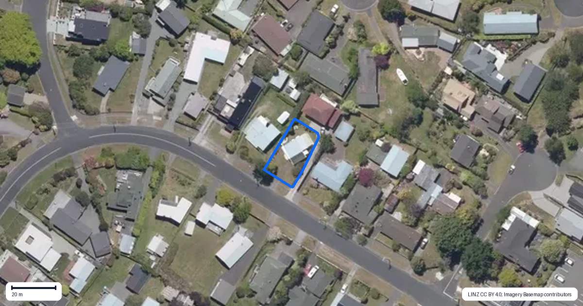 Property context map for 1/17 Rainbow Drive, Rainbow Point, Taupo