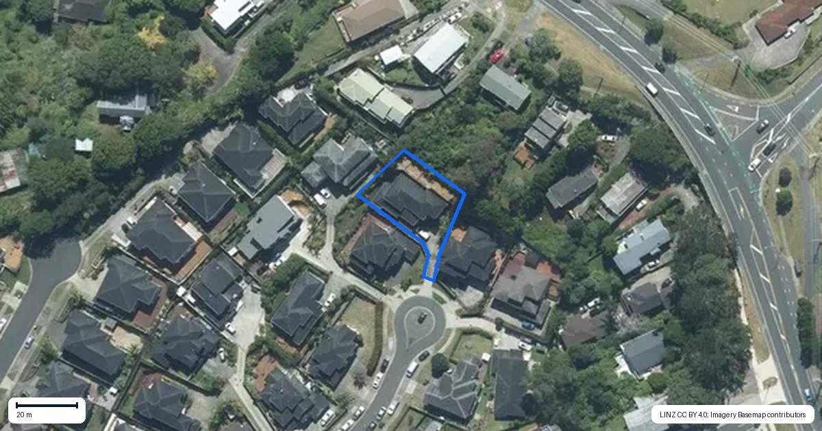 Property context map for 56 Corricvale Way, Northcross, Auckland
