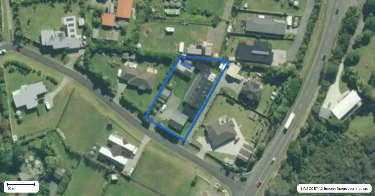 Property context map for 6 Sunlea Lane, Mangawhai