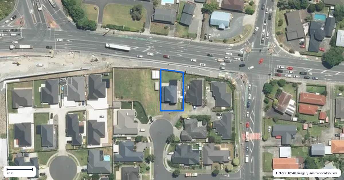 Property context map for 22 Erceg Way, Rosehill, Papakura