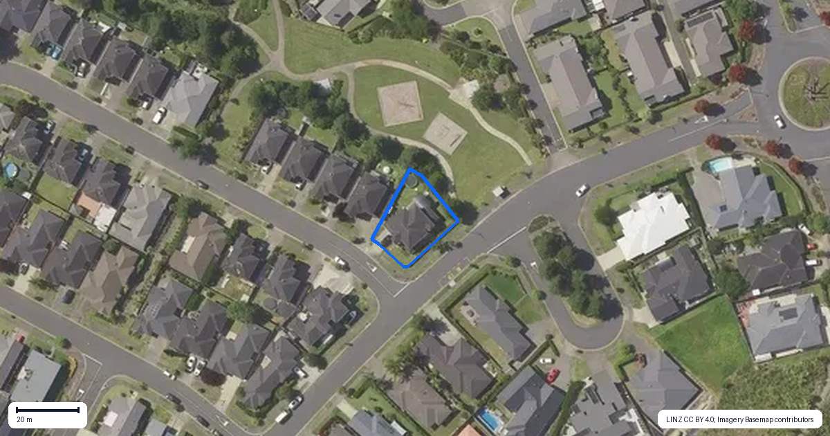 Property context map for 169 Landing Drive, Pyes Pa, Tauranga