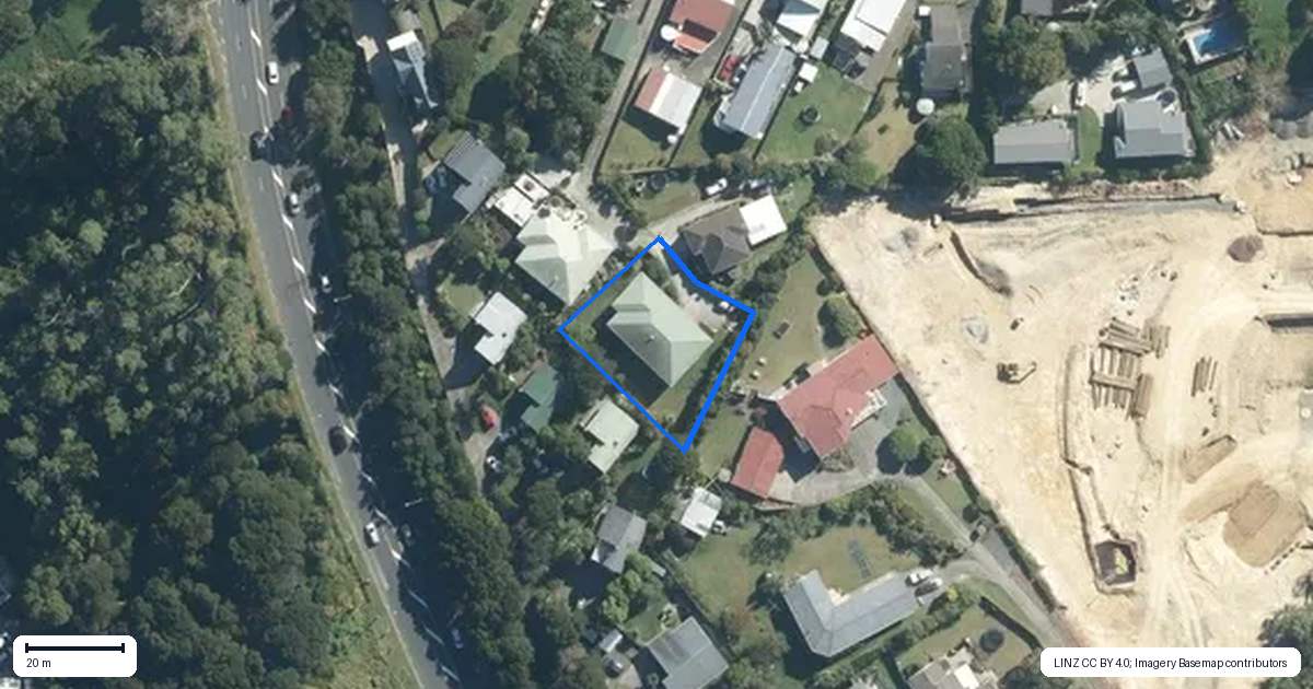 Property context map for 13B Vipond Road, Stanmore Bay, Whangaparaoa