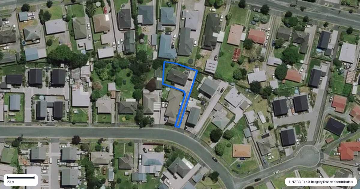 Property context map for 42A Rawlings Street, Bader, Hamilton