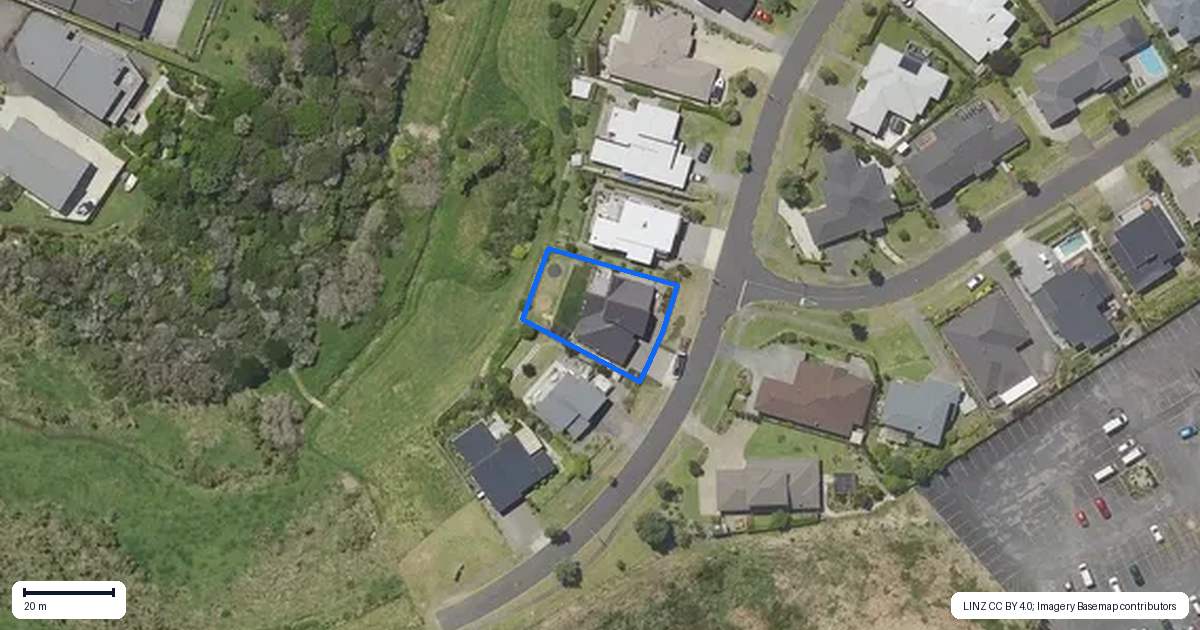 Property context map for 42 Browns Drive, Waihi Beach