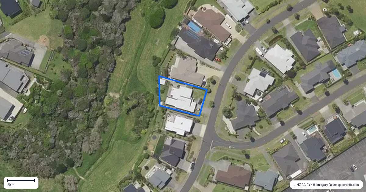 Property context map for 38 Browns Drive, Waihi Beach