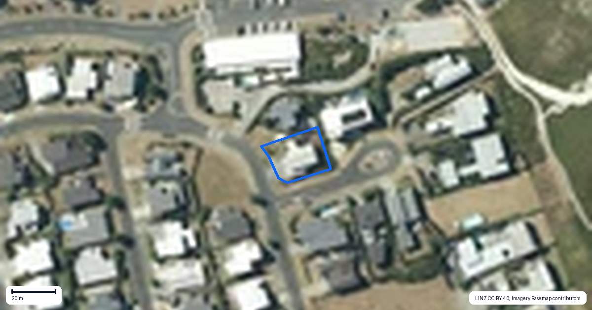 Property context map for 9 Matariki Street, Omaha