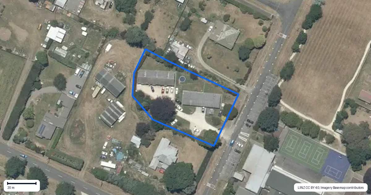 Property context map for 35 Nancy Street, Takapau