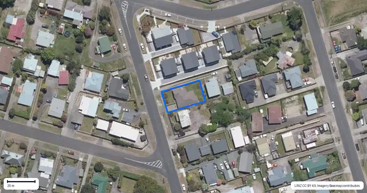 Property context map for 23 Duncan Street, Taupo