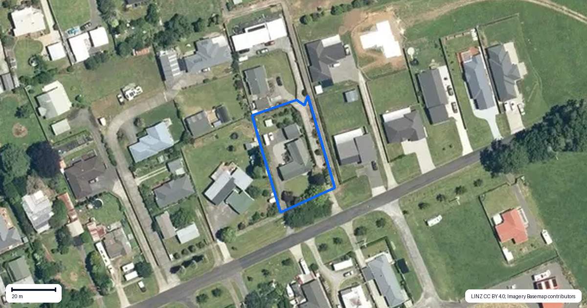 Property context map for 49 Mataura Road, Waihi