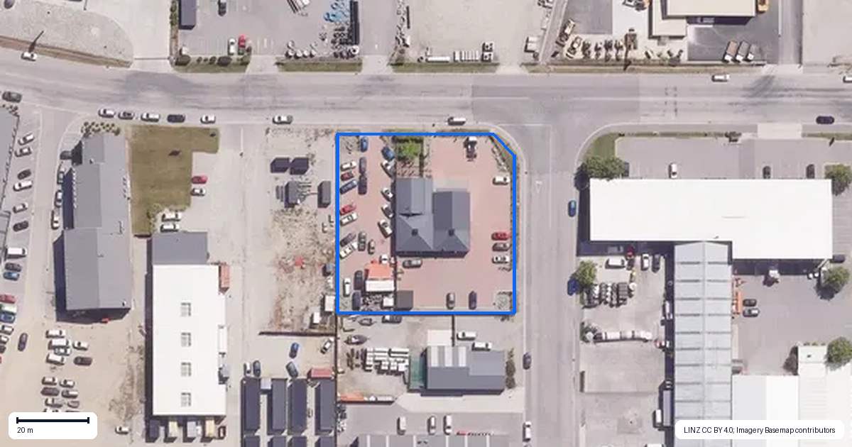 Property context map for 26 McNulty Road, Cromwell