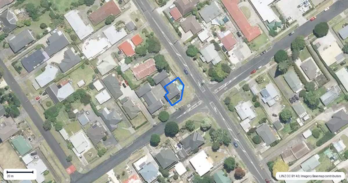 Property context map for 4/107 Victoria Street West, Pukekohe