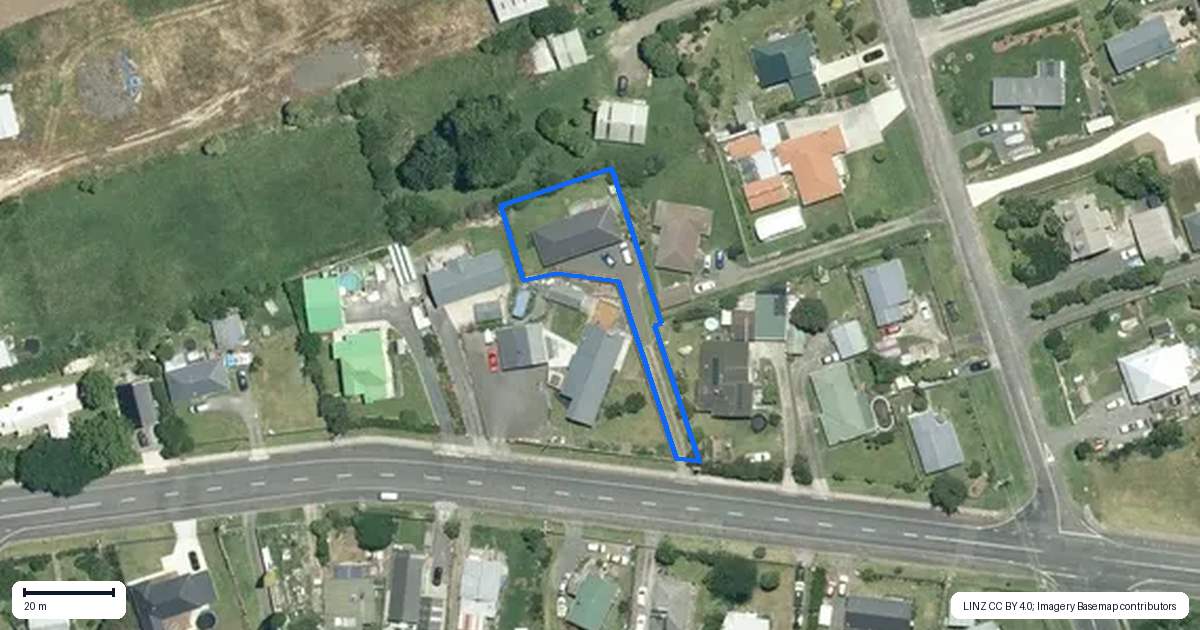 Property context map for 69A Kerepehi Town Road, Kerepehi, Paeroa