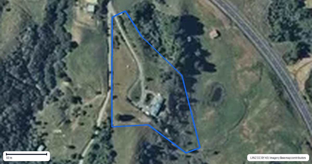 Property context map for 3560B State Highway 4, Raurimu, Owhango