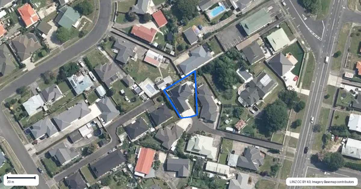 Property context map for 3 Morgan Mews, Feilding