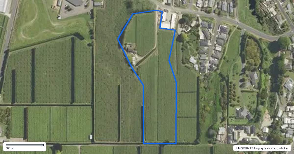 Property context map for 34 MacLoughlin Drive, Te Puke