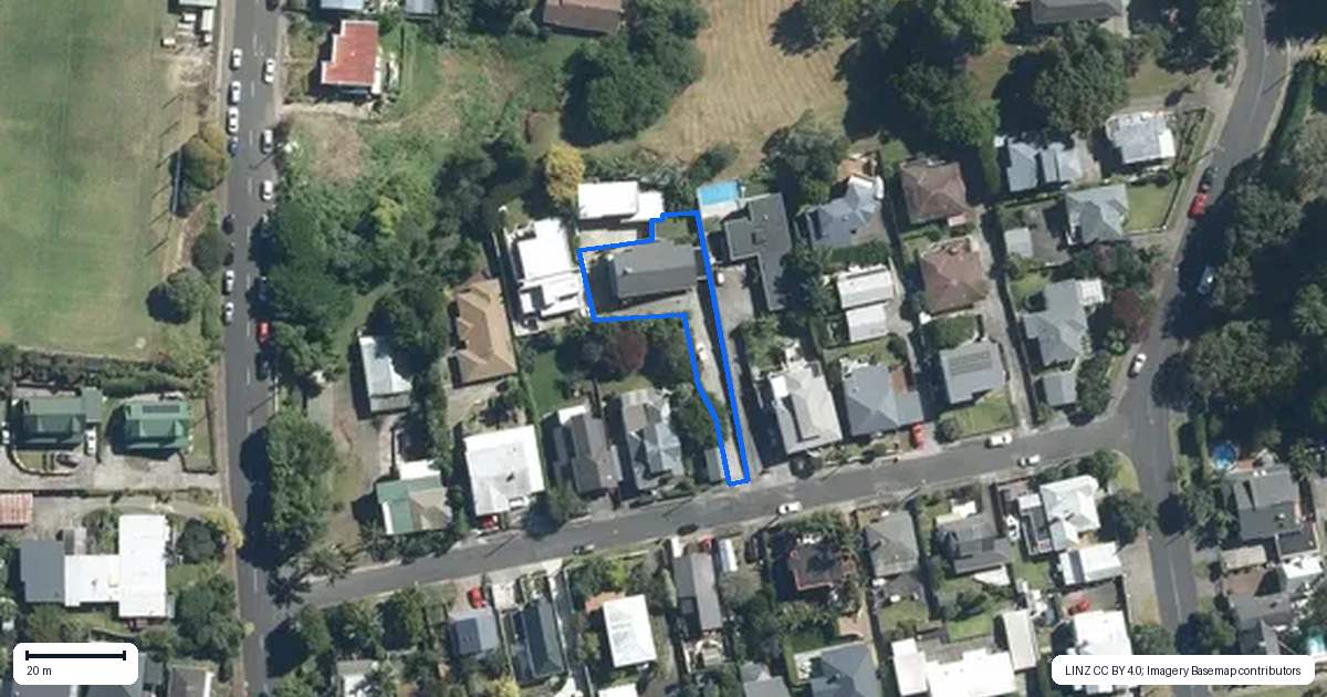 Property context map for 8 Jackson Street, Onehunga, Auckland