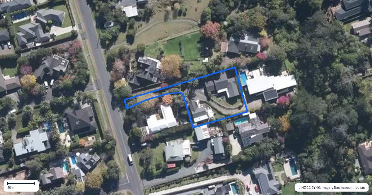 Property context map for 49A Roland Road, Greenhithe, Auckland