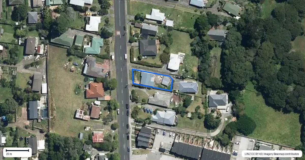 Property context map for 96 Rosier Road, Glen Eden, Auckland