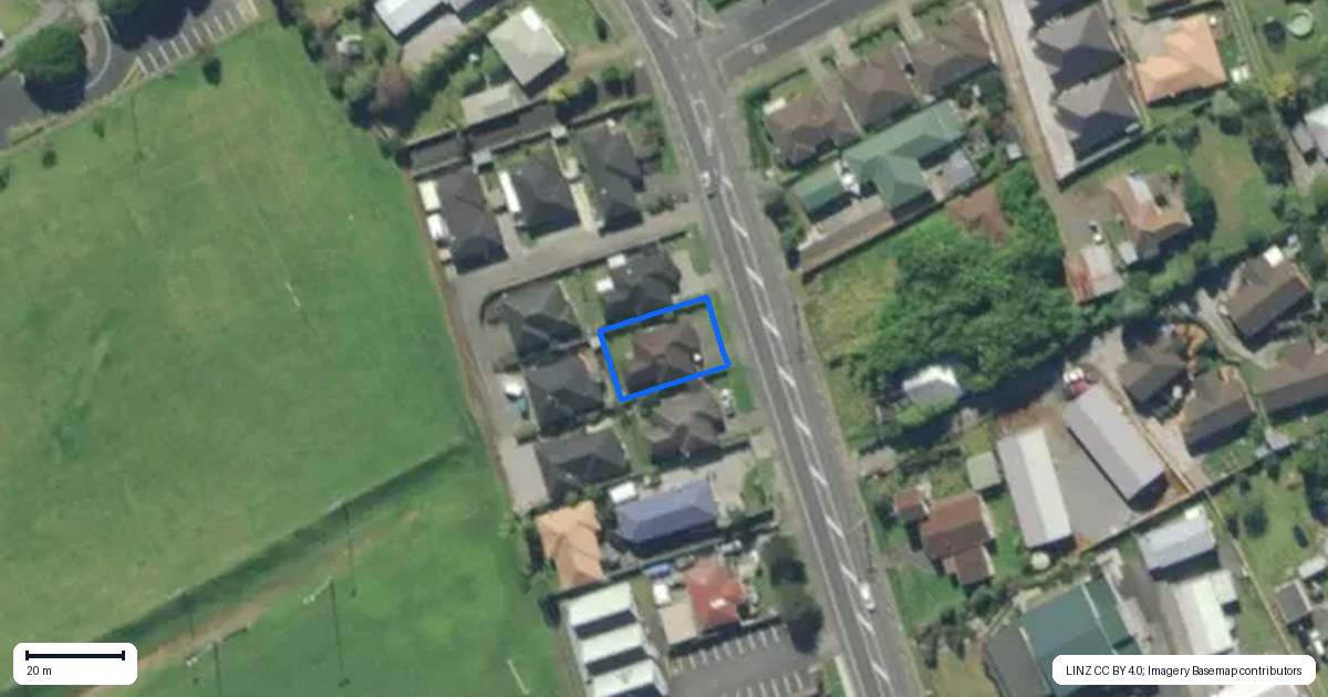 Property context map for 603 Kamo Road, Te Kamo, Whangarei