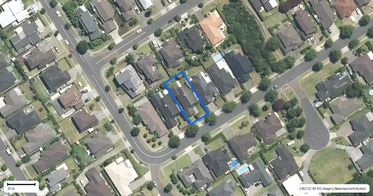 Property context map for 25 Toscana Drive, Karaka, Papakura