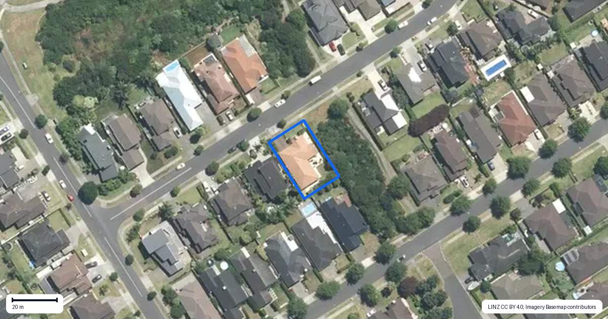 Property context map for 22 Corsica Way, Karaka, Papakura