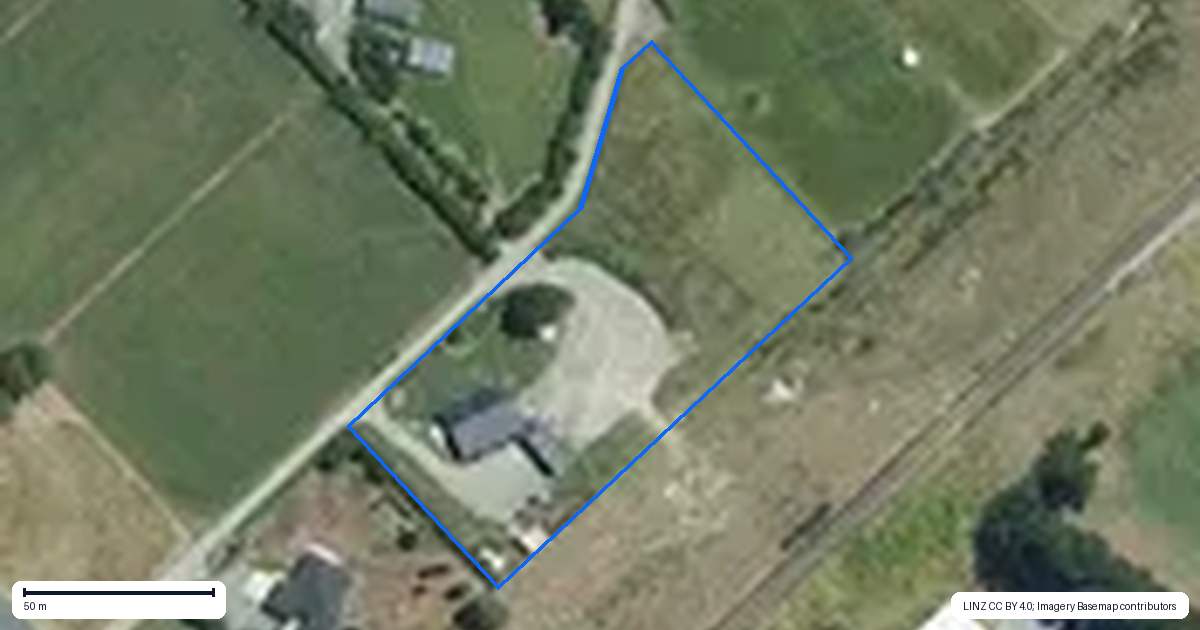 Property context map for 20 Beckett Lane, Dannevirke
