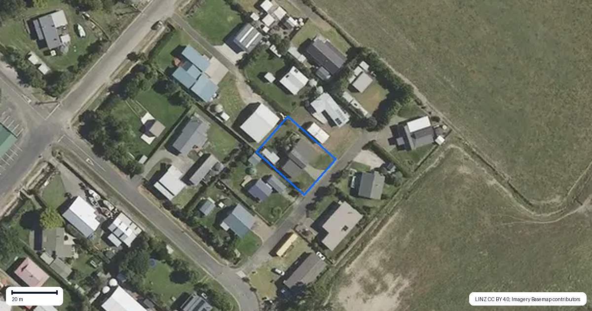 Property context map for 13B Ratau Street, Mahia