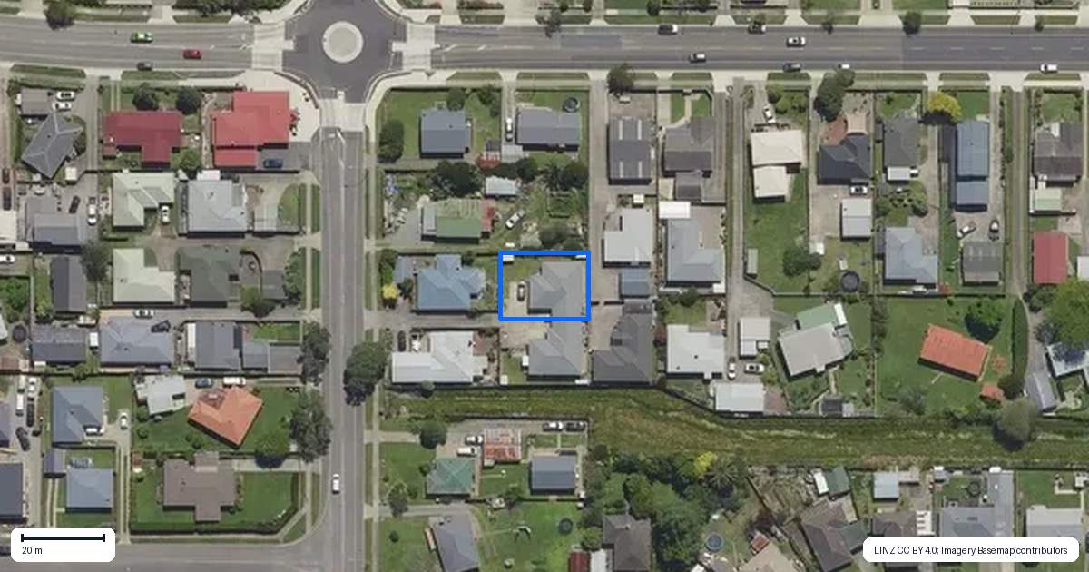 Property context map for 61A McGarvey Road, Whakatane