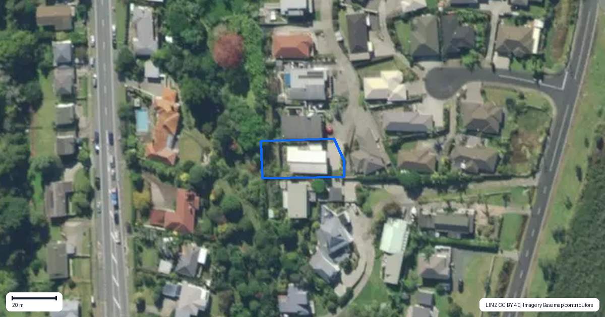Property context map for 14 Brando Lane, Onerahi, Whangarei