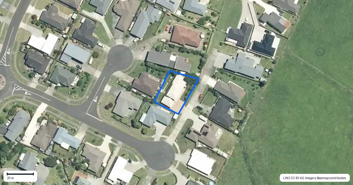 Property context map for 7A Kauri Grove, Paeroa