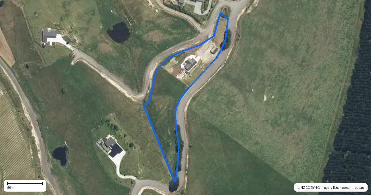 Property context map for 290 Delta Lake Heights, Renwick