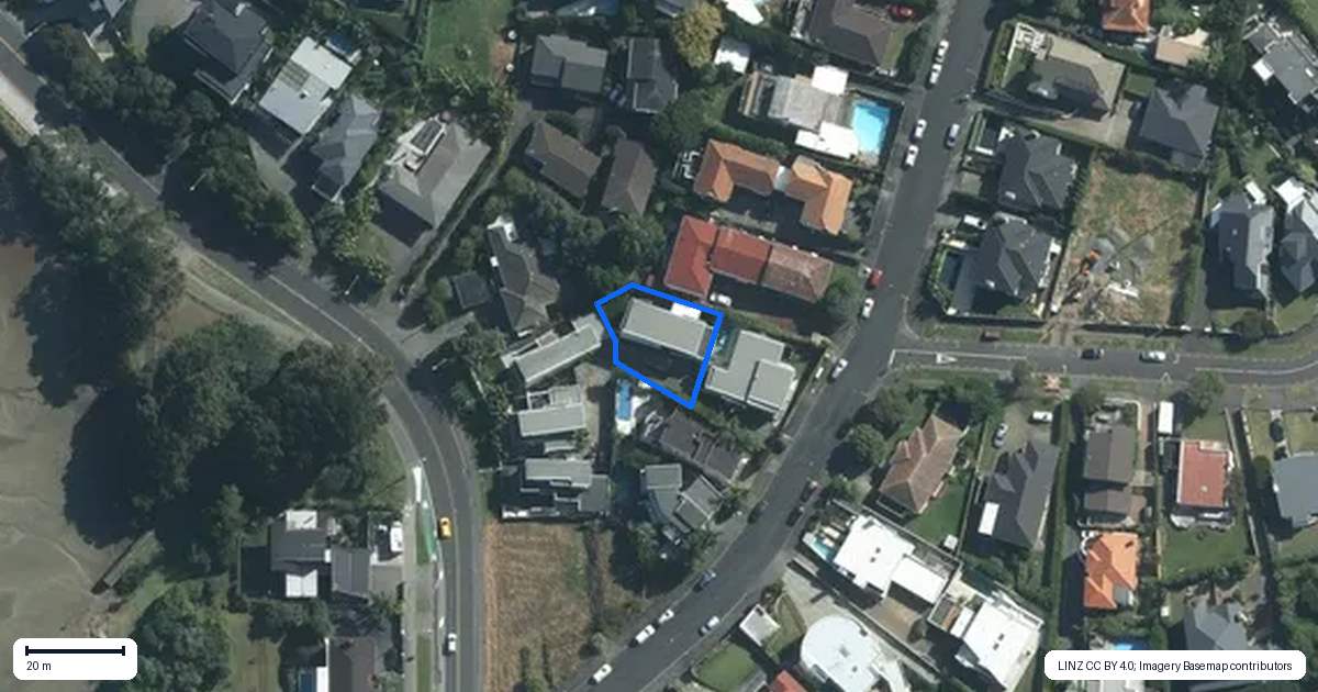 Property context map for 161A Paritai Drive, Orakei, Auckland
