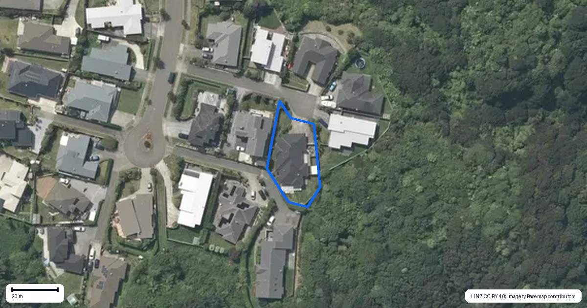 Property context map for 59 Nelson Avenue, Aotea, Porirua