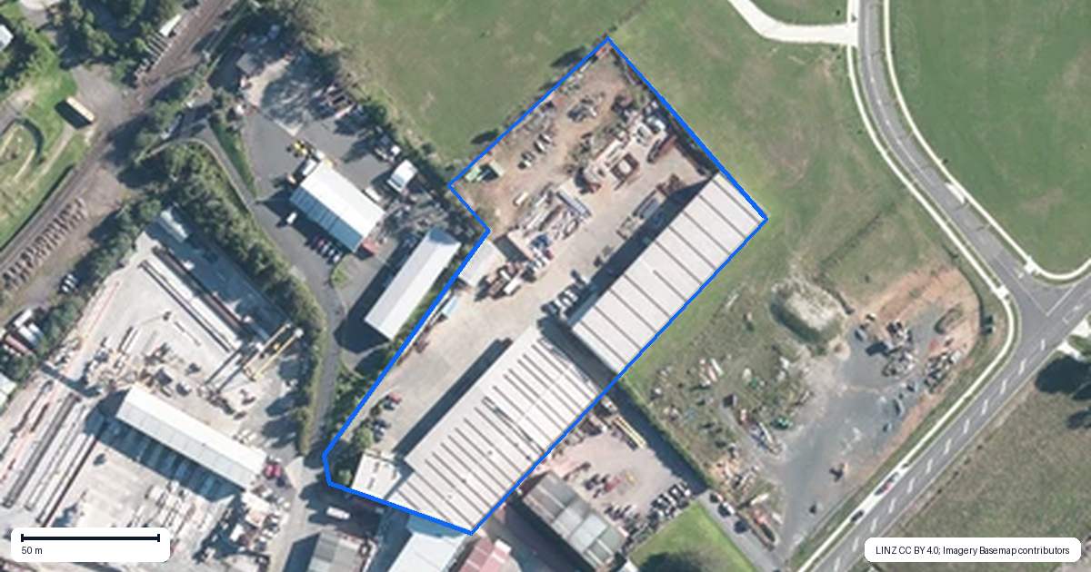 Property context map for 6 Hosking Place, Waiuku