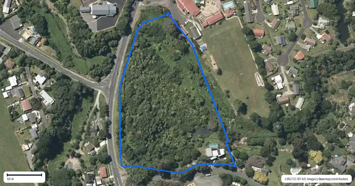 Property context map for 13 Willow Brook Lane, Te Kowhai, Hamilton