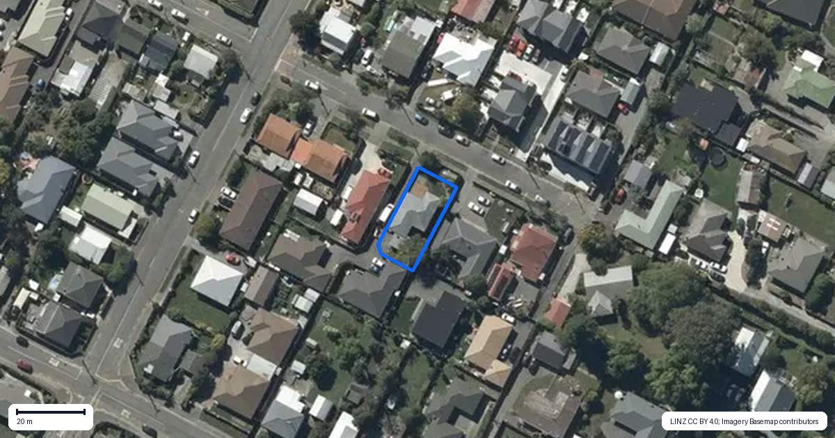 Property context map for 30 Edmonds Street, Woolston, Christchurch