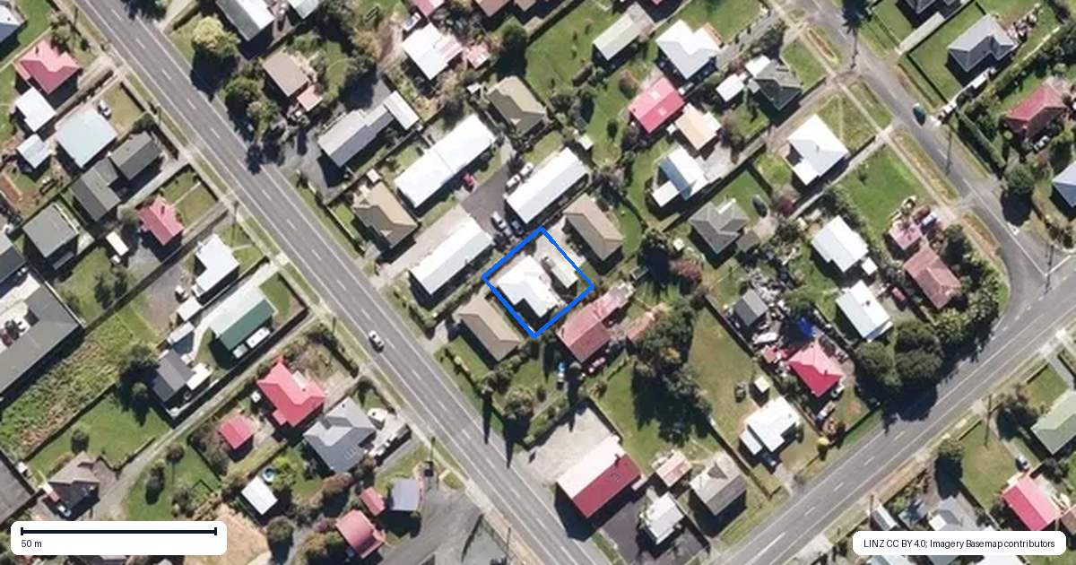 Property context map for 52B Matthews Avenue, Kaitaia