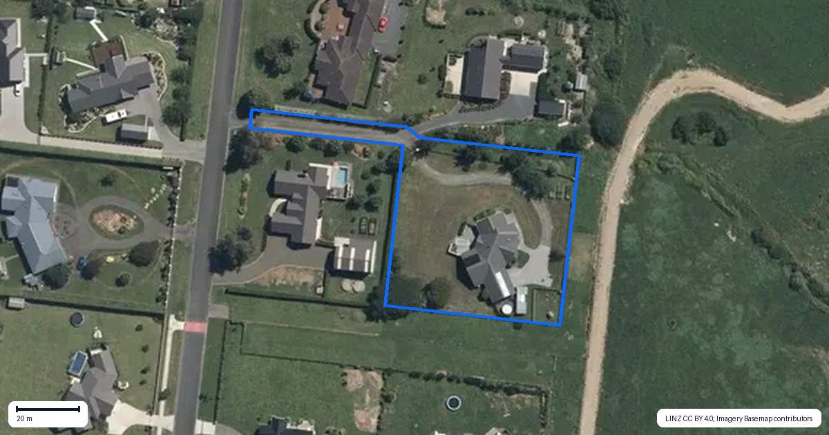 Property context map for 317B Inglefield Street, Pirongia
