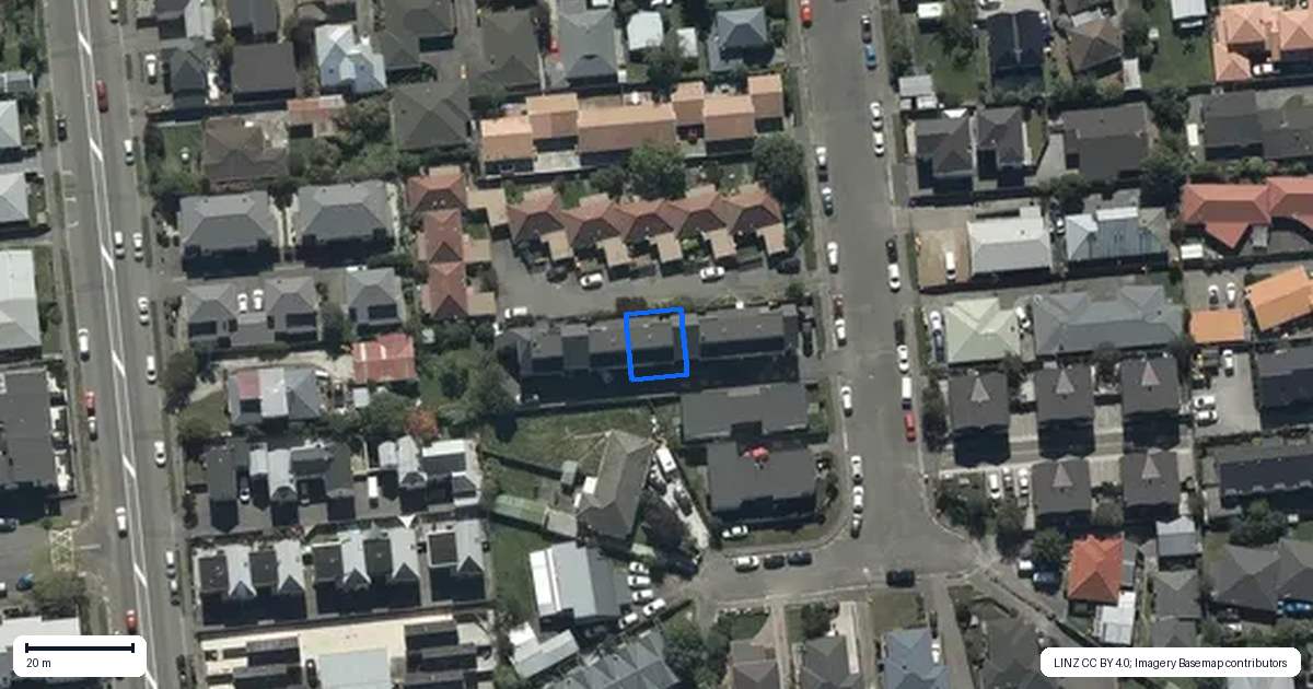 Property context map for 8B Broadbent Street, Riccarton, Christchurch
