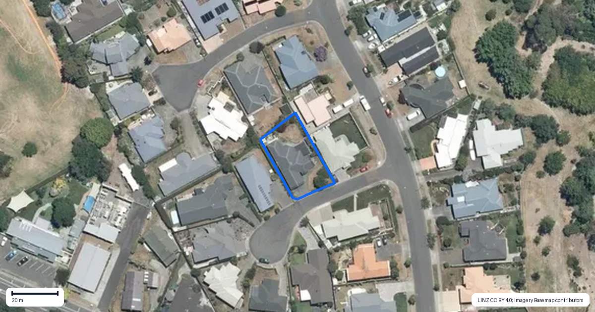 Property context map for 2 Kentia Place, Havelock North