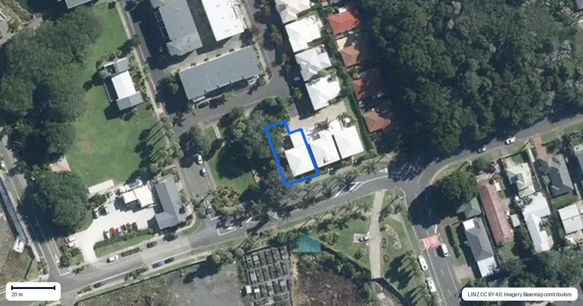 Property context map for 6 Puriri Boulevard, Orewa